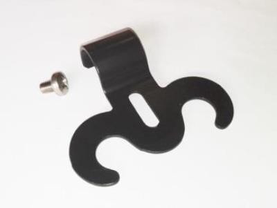 FLEUR DE LYS NOIR POUR CROCHET GOUTTIERE DL285 (PCE)