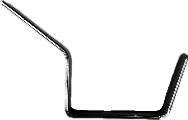 CROCHET CARRE AVEC QUEUE 10/12/10 PLASTIFIE  ANTHRA 30/5