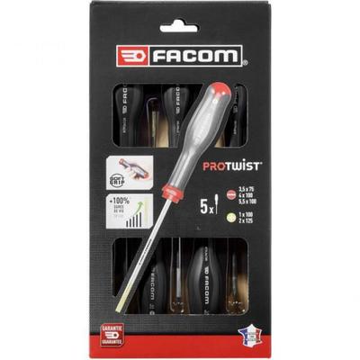 JEU TOURNEVIS ERGOTWIST 5PCS FACOM