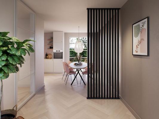 ROOMDIVIDER PROFIL SOL ET PLAFOND 45° CHENE LAVE