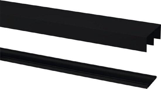 STOREMAX KIT PORTE COULI.RAIL NOIR R-40 1.80M