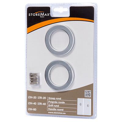 STOREMAX POIGNEE RONDE (2PCS)