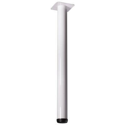 PIED TABLE CAMAR BLANC 72-75CM 60MM