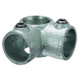 TUBE ECHAFAUDAGE D.42MM RACCORD ANGLE+DROIT