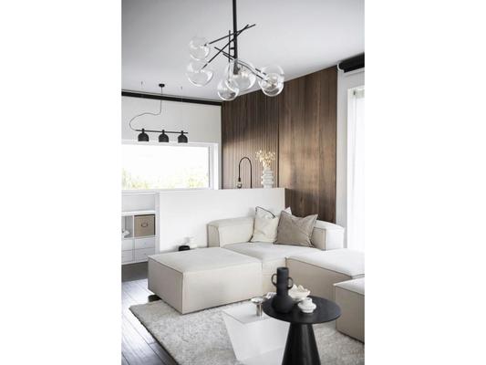 PANN MUR MATTE BLACK + LATTE CASTLE OAK 30X277CM (2PC=1.66M²)
