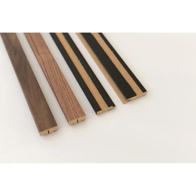 KIT FINITION : 2 PROFILES MATTE BLACK + 2 LATTES CASTLE OAK