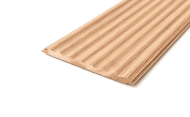 PANNEAU MURAL LATTE WAVE PEPPER OAK (1.77M²)