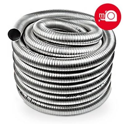 FLEXIBLE INOX 125MM DOUBLE PAROI (AU METRE)