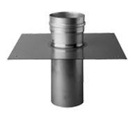 PLAQUE COUVERTURE INOX SIMPLE PAROI 40X40CM D:100