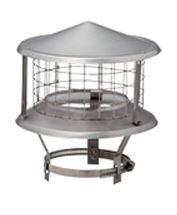 CHAPEAU ANTI-REFOULEUR EN INOX, 200 A 240 MM
