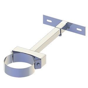 INOX DW ECO BRIDE MURALE REGLABLE DIAM180