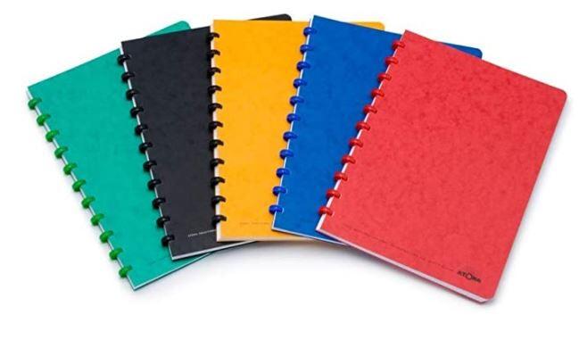 CAHIER ANNEAUX A4 TRAVERS 72F