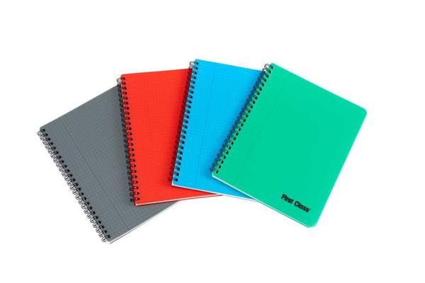 CAHIER SPIRALE A5 QUADR PP60.