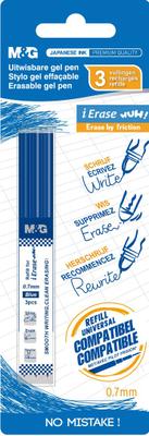 RECHARGE FRICTION GEL PEN BLEU (3PCS)