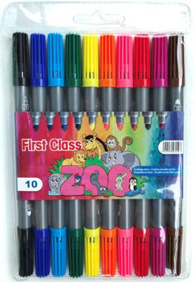 FEUTRE DOUBLE POINTES ETUI (10)