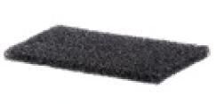 TAPIS MATALA NOIR, 120 X 120 X 4 CM