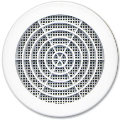 GRILLE POUR VIDE VENTILE BLANC D:125-140MM