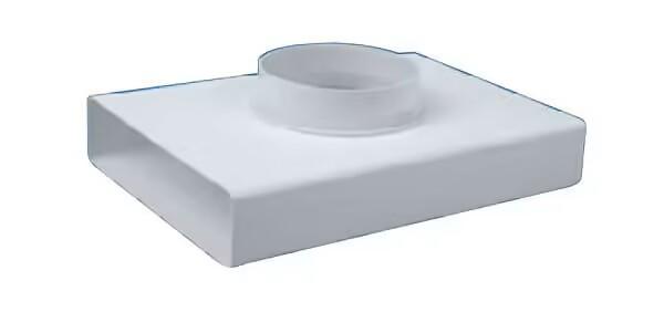 FIXATION RECTANGULAIRE MURAL 55X220