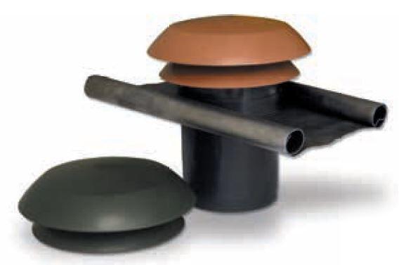 CHAPEAU DE TOITURE EN PLASTIQUE, DIAMETRE 125 MM