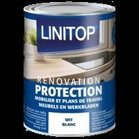 LINITOP HUILE MOBILIER + PLAN DE TRAVAIL BLANC 0.50L