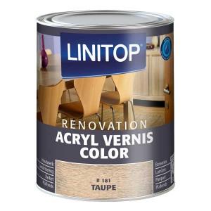LINITOP ACRYL VERNIS COLOR TAUPE 0.75L