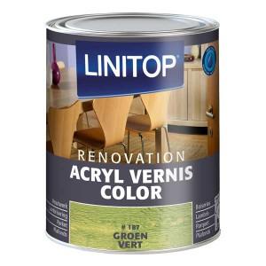 LINITOP ACRYL VERNIS COLOR VERT 0.75L