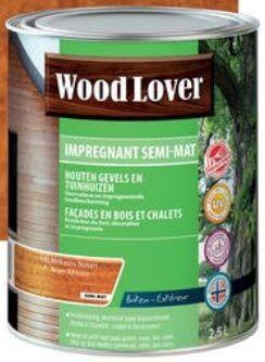 LASURE WOODLOVER IMP. SEMI-MAT 2.5L 630
