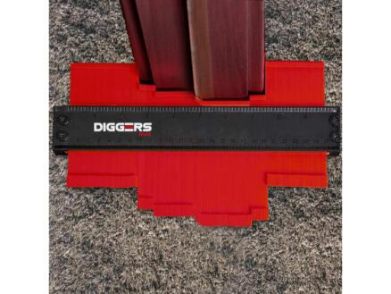 DIGGERS GABARIT TRACAGE 10X12CM