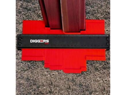 DIGGERS GABARIT TRACAGE 13X25CM