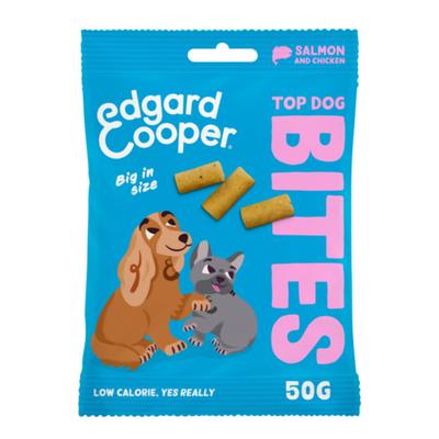 E&C BIGGER SALMON AND CHICKEN BITES 50G
