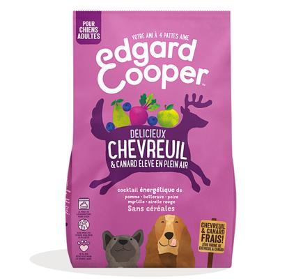 EDGARD & COOPER CHEVREUIL FRAIS & CANARD ELEVE EN PLEIN AIR 12KG