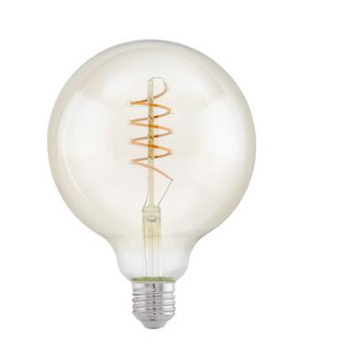 AMPOULE LED E27 D.125MM 4W 270LM 2200K AMBRE