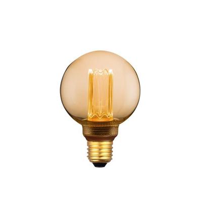 AMPOULE LED E27 D.80MM 4.3W 200LM 1800K AMBRE