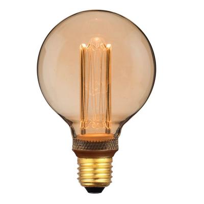 AMPOULE LED E27 D.95MM 4.3W 200LM 1800K AMBRE