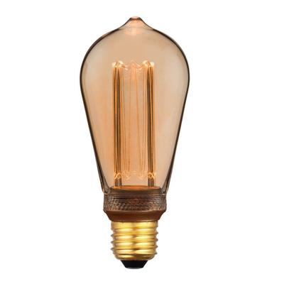 AMPOULE LED E27 D.64MM 4.3W 200LM 1800K AMBRE