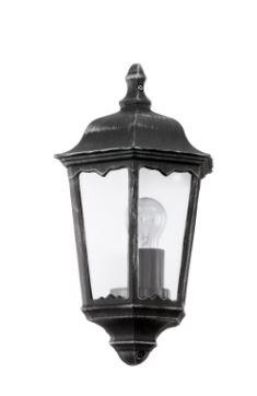 NAVEDO APPLIQUE HAUT E27 1X60W FONTE NOIR 43CM