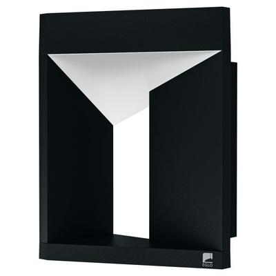 NEMBRO APPLIQUE FONTE ALU NOIR LED 10W 1000LM 3000K