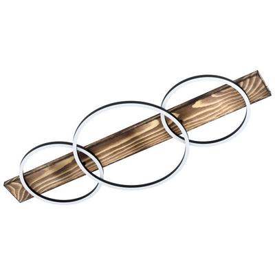 BOYAL PLAFONNIER LED 3X12W 3000K BOIS
