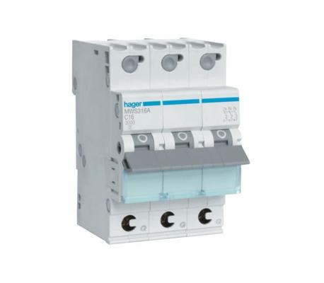 DISJONCTEUR 3KA - C - 3P - 16A - 3M