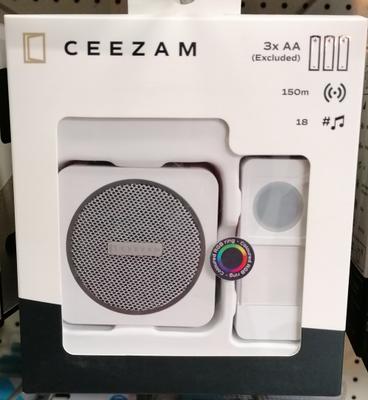 SONNETTE SANS FIL 150M 18MEL 90DB FLSH BL