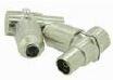 FICHE FEMELLE COAX SHIELD METAL (2PC)