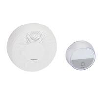 SONNETTE SANS FIL KIT 80DB IP44 100M BLANC