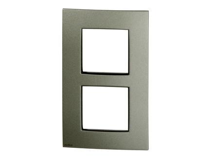 NIKO PLAQUE DOUBLE VERTICAL INTENSE BRONZE