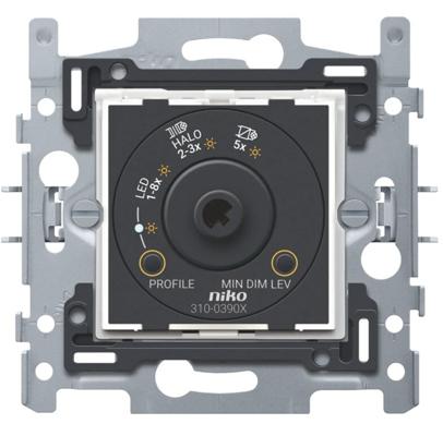 NIKO SOCLE VARIATEUR ROTATIF UNI 2F 300W