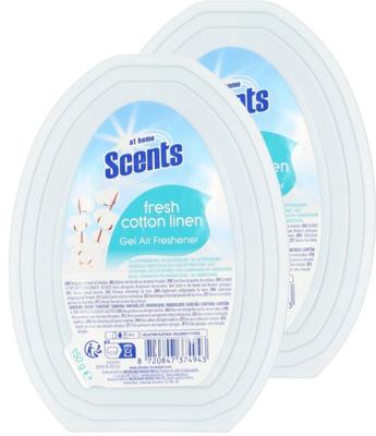 AT HOME DESODORISANT GEL FRESH COTON 150G (2PC)