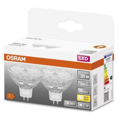 AMPOULE LED MR16 GU5.3 3.8W 350LM 2700K (2PC)