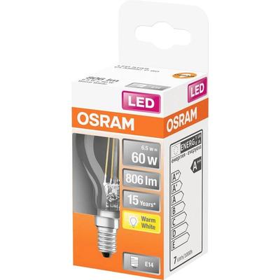AMPOULE LED CLEAR GLOBE E14 6.4W 806LM 2700K