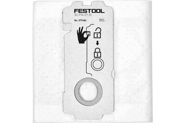 FESTOOL SAC FILTRE SELFCLEAN SC-FIS-CT 25 (5PC)