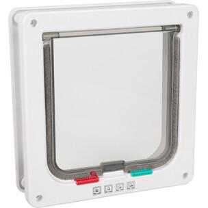 PORTE CHAT 4-WAY BLANCHE