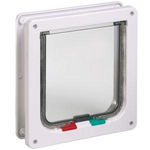 PORTE CHAT 4-WAY BLANCHE - MUR